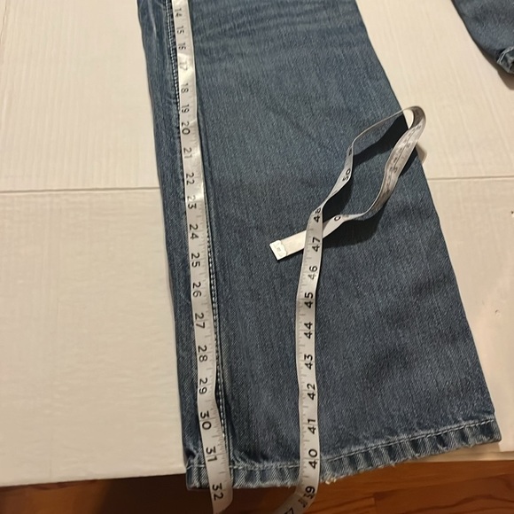 Ariat-40/32-blue-Durango-relaxed boot cut M4-thick stitch,light distressed jeans - Picture 15 of 15